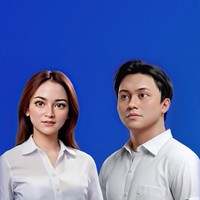 Beberapa hari lalu Mahalini dan Rizky mengunggah animasi dengan latar belakang biru seperti pas foto nikah. Di animasi tersebut tertulis judul lagu kolaborasi keduanya, Bermuara. Animasi tersebut seolah mengisyaratkan jika keduanya juga akan segera bermuara ke jenjang pernikahan, seperti lagu mereka. Foto: Instagram/@mahaliniraharja/@rizkyfbian