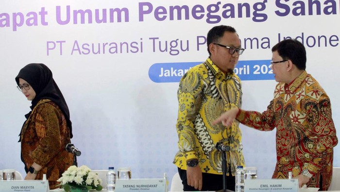 RUPST Tugu Insurance Emiten asuransi PT Asuransi Tugu Pratama Indonesia Tbk (Tugu Insurance) menggelar Rapat Umum Pemegang Saham Tahunan (RUPST) Senin (29/4/2024). Berdasarkan keterbukaan informasi publik RUPST tersebut akan membahas 6 mata acara, yakni persetujuan Laporan Tahunan Perseroan Tahun Buku 2023 disertai pemberian pelunasan dan pembebasan tanggung jawab sepenuhnya (volledig acquit et de-charge) kepada Direksi dan Dewan Komisaris.