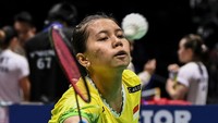 Ruzana menang dengan dua gim 21-10, 21-12 dan tim Indonesia unggul atas Uganda dengan skor 3-0. 