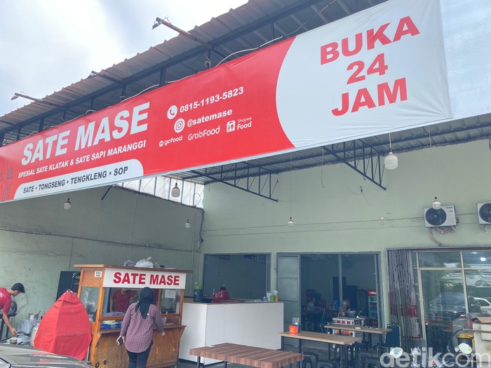 Sate Mase, ada sate klatak hingga maranggi yang enak.