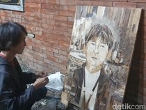 Melihat Lukisan Shin Tae-yong dari Pelepah Pisang Karya Seniman Majalengka