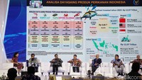 Selain itu sejumlah narasumber juga memaparkan materi optimalisasi budidaya dan pemanfaatan sumber daya perairan RI. Hal ini bisa menjadi salah satu kunci Indonesia untuk bisa masuk ke jajaran negara maju atau high income country pada 2045.  