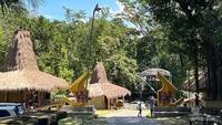 Pintu masuk ke Desa Adat Prai Ijing Sumba.