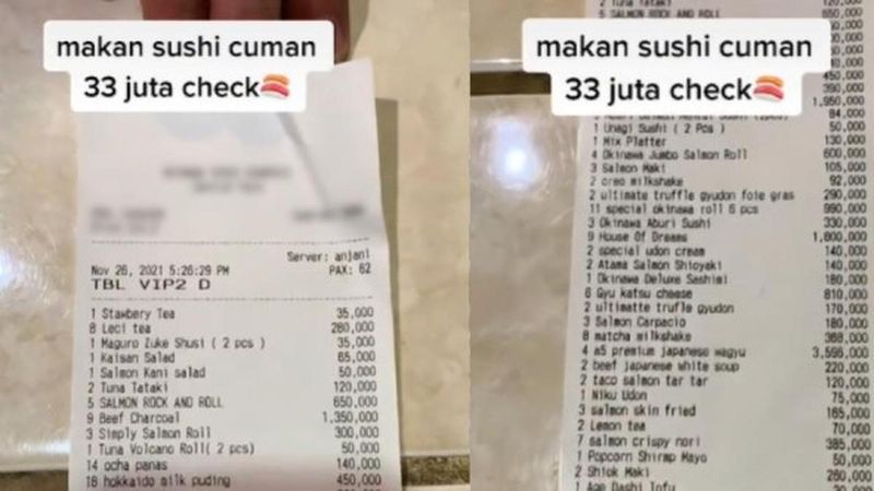 5 Orang Ini Kaget Lihat Total Bon Makan Seafood nan Mahal