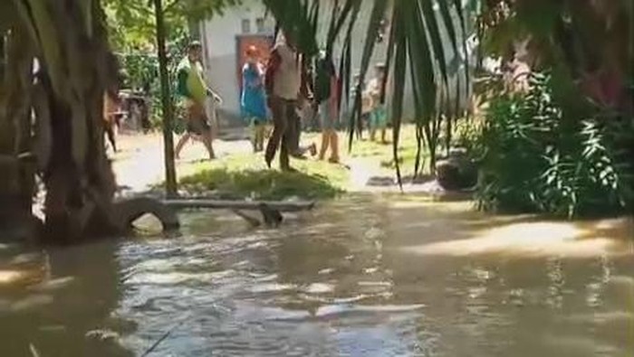 Balita tewas terjatuh dan tenggelam di Sungai Mamuju Tengah. Dokumen Istimewa