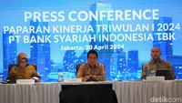 BSI mampu menjaga kinerja positif dan berhasil mencetak laba tumbuh 17,07% senilai Rp 1,71 triliun pada kuartal I/2024 