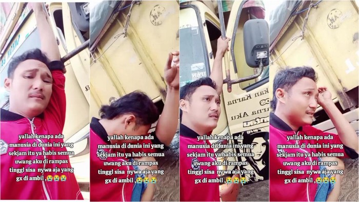 Curhat Pilu Sopir Truk Uang Modal Nikah Habis Dipalak Preman Bersajam di Pematang OKI.