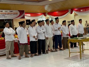16 Eks JAD dan JAS di Jambi Ikrar Setia NKRI