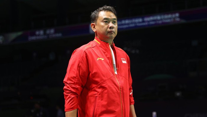 Pelatih ganda putri PBSI Eng Hian