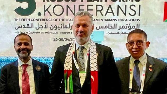 Fadli Zon kembali terpilih menjadi Wakil Presiden Liga Parlemen Dunia untuk Palestina.