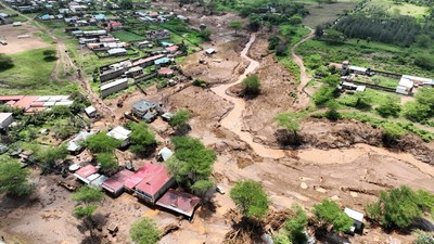 Foto Udara Kerusakan Akibat Banjir Dahsyat yang Menerjang Kenya