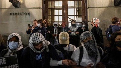 Gerakan Pro-Palestina di Kampus Elite AS Tetap Lanjut Meski Dipaksa Bubar