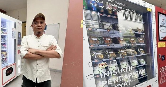 Jualan Nasi Rames di Vending Machine, Pria Ini Raup Rp 46 Juta Sebulan