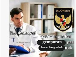 Meme Kocak Pol Buanggaa Kemenangan Uzbekistan