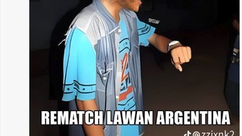 Demi rematch lawan Argentina. Foto: Twitter