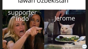 Netizen Indonesia menyalahkan Jerome. Foto: Twitter