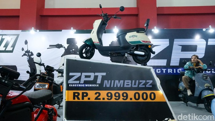 Murah Banget, Motor Listrik ZPT Nimbuzz Cuma Rp 2,99 Juta