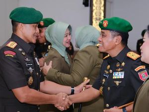 Pangdam VI/Mulawarman Pimpin Sertijab Sejumlah Pejabat Kodam