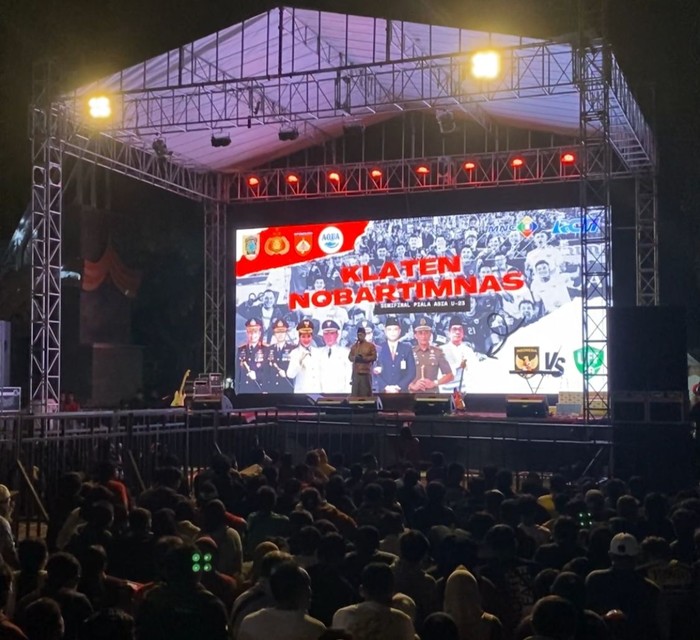 Pemkab Klaten gelar nobar Timnas Indonesia