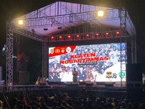 Nobar Timnas di Alun-alun, Kapolres Klaten: Pupuk Rasa Cinta Tanah Air
