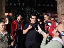 Nobar Piala Asia U-23 Bareng Warga, Bupati Tabanan: Animo Luar Biasa