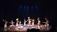 Acara memiliki 6 panggung, mulai dari panggug kontemporer, folk, hingga panggung spesial untuk tarian keraton. Salah satu panggungnya ada di teater kecil. (Foto: Luthfi Zian Nasifah/detikEdu)