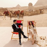 Tak hanya lokasi yang unik, konsep pernikahan juga tidak biasa. Tidak ada pesta pengantin maupun kue pernikahan. Mereka hanya menyajikan kue ulang tahun. Foto: Instagram/@erikaannhammond @bottega53