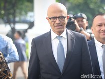 Potret CEO Microsoft Tiba di Istana Negara, Siap Temui Jokowi