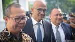 Potret CEO Microsoft Tiba di Istana Negara, Siap Temui Jokowi