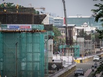 Potret Terkini Pembangunan LRT Velodrome-Manggarai