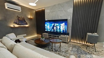 Toko ini menghadirkan contoh ruangan yang diisi dengan perangkat ekosistem Samsung yang canggih dan pintar. Foto: Adi Fida Rahman/detikINET