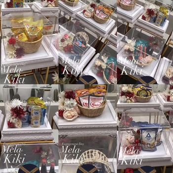 Seserahan pernikahan unik, pengantin memberikan seserahan berupa sembako mulai dari minyak, kecap, gula hingga terigu viral di TikTok