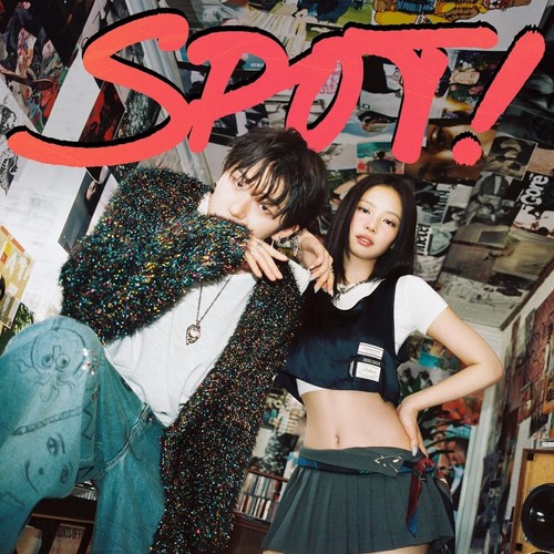 Album art single kolaborasi Zico dan Jennie BLACKPINK, SPOT!