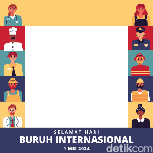 Twibbon Hari Buruh Internasional 2024
