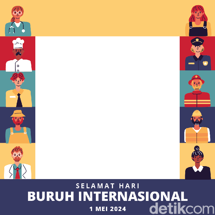 Twibbon Hari Buruh Internasional 2024
