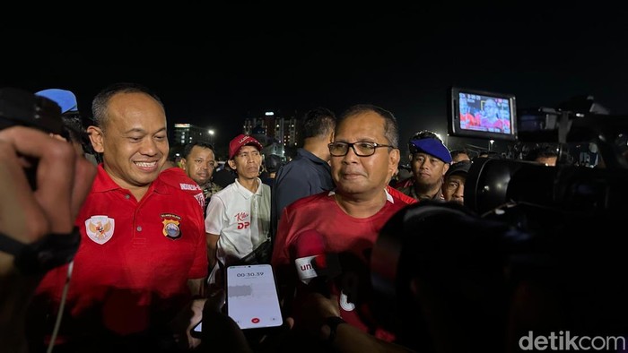 Wali Kota Makassar Danny Pomanto (kanan) dan Kapolrestabes Makassar Kombes Mokhamad Ngajib (kiri).