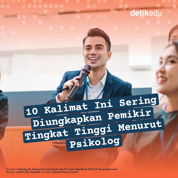 10 Kalimat yang Sering Diungkapkan Pemikir Tingkat Tinggi