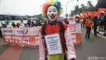 Aksi Massa Peringati Hari Buruh di Jakarta