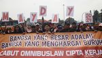 Aksi Massa Peringati Hari Buruh di Jakarta