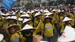 Aksi Massa Peringati Hari Buruh di Jakarta