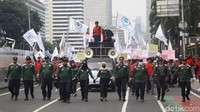 Aksi Massa Peringati Hari Buruh di Jakarta