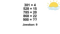 Jawabannya adalah 9. Jumlahkan saja tiap nilai angka yang ada dalam masing-masing soal. Foto: Salsa Dila Fitria Oktavianti/detikHealth
