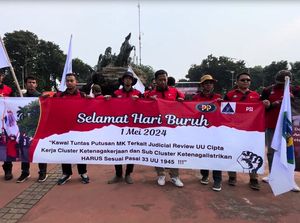 Masih Sama, Buruh Minta Cabut Omnibus Law hingga Tolak Upah Murah