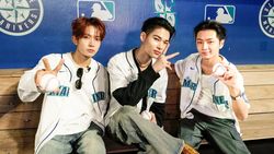 Pesona Heesung, Jay, dan Niki ENHYPEN di Lapangan Bisbol