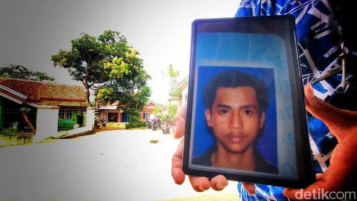 Foto almarhum Cepi (20) korban kecelakaan lalu lintas yang tewas di Jalan Siliwangi, Kelurahan/Kecamatan Palabuhanratu, Kabupaten Sukabumi