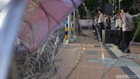 Sebanyak 3 ribu personel gabungan diterjunkan untuk mengamankan peringatan Mayday 2024 dan Satuan Setingkat Peleton (SST) (Foto: Rifki Afifan Pridiasto)