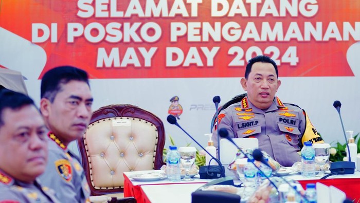 Kapolri Pantau Pengamanan May Day di GBK