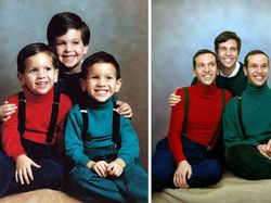 Kompak Banget! Potret Keluarga Mengulang Momen Masa silam