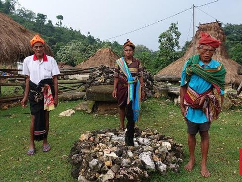 Masyarakat adat Sumba masih mempertahankan kepercayaannya terhadap roh-roh Marapu. (CNN Indonesia/Lalu Rahadian)