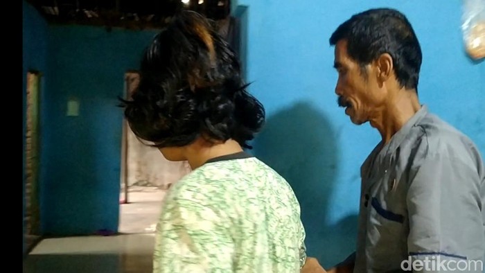Kondisi DI, gadis dengan gangguan jiwa yang diduga dianiaya saat menjalani pengobatan alternatif di Pemalang, saat ditemui Rabu (1/5/2024).